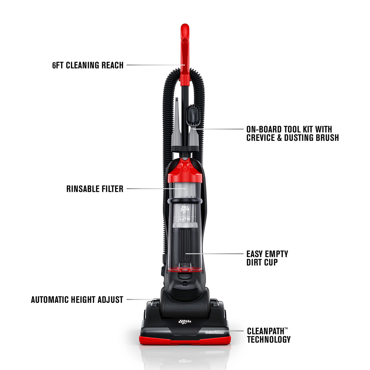 Compact Bagless Upright Vacuum Cleaner J2527