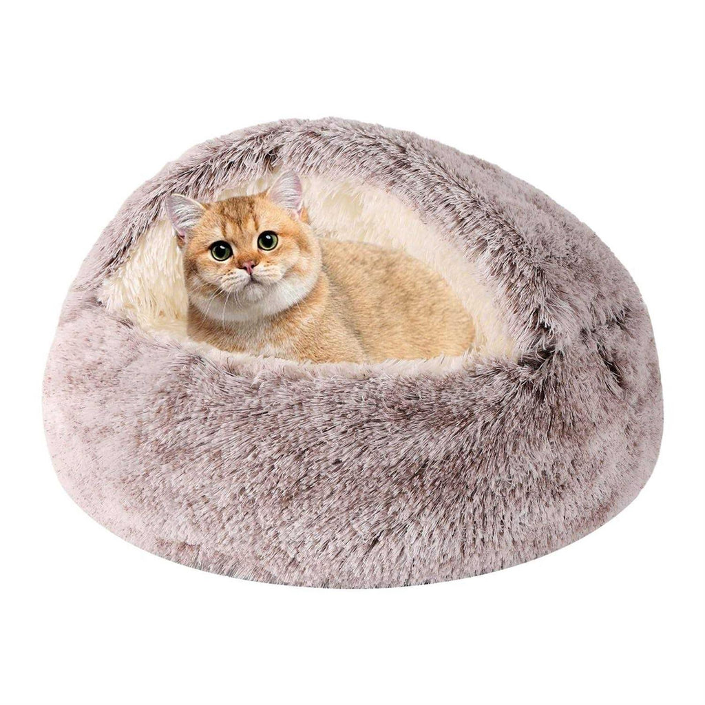 Hooded Round Dog Bed & Cat Cave Bed H64085