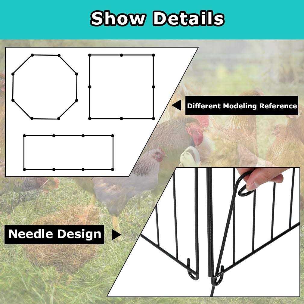 Large Metal Chicken Coop with Cover K522