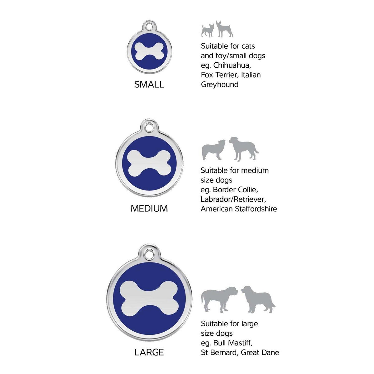 Enamel Pet ID Tag Heart Q86614