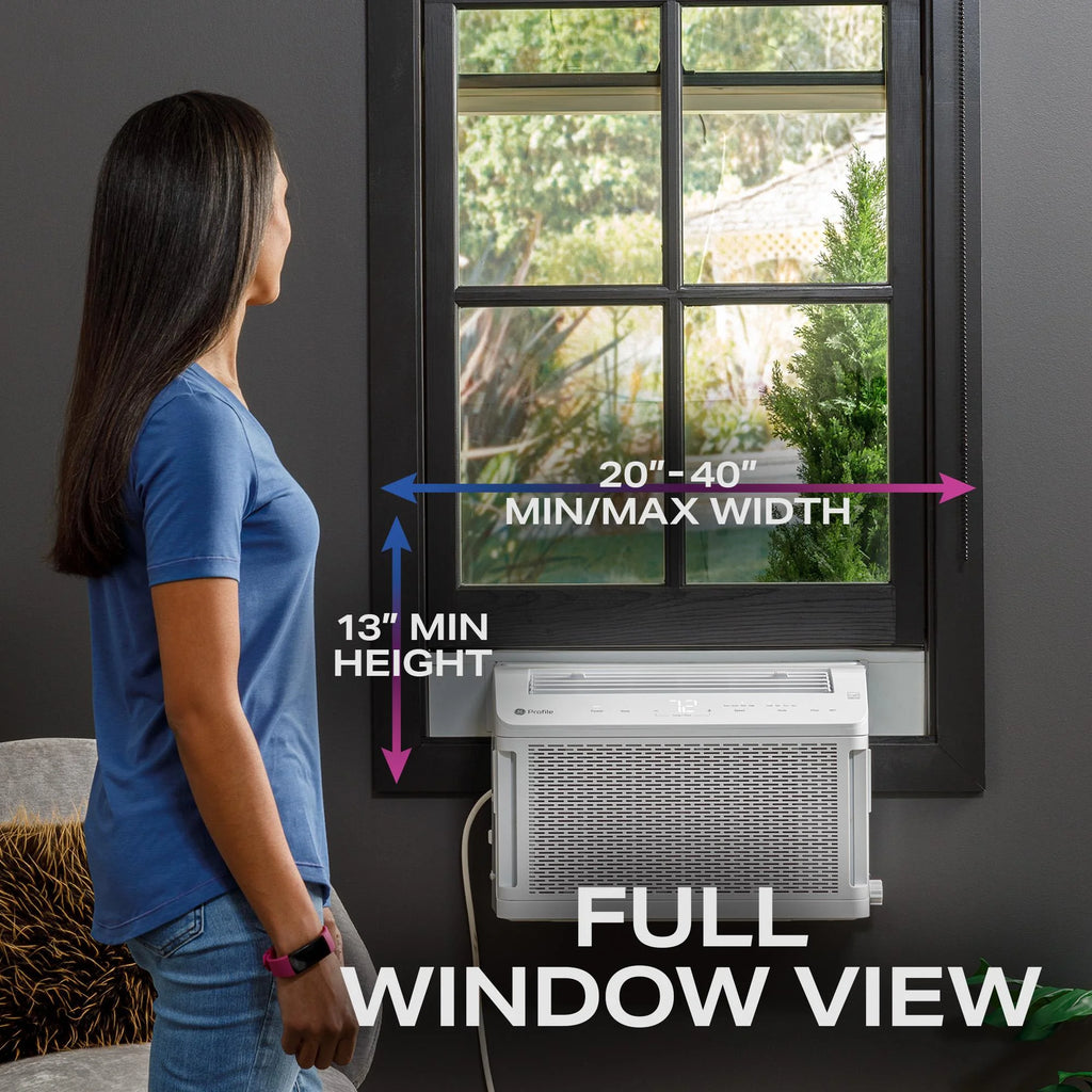 8,000 BTU Smart Window-Mounted Air Conditioner with Wi-Fi W55603