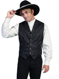Silk Adjustable Button Western Vest T65706