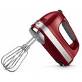 Empire Red Hand Mixer with Beater and Whisk Attachments B9987
