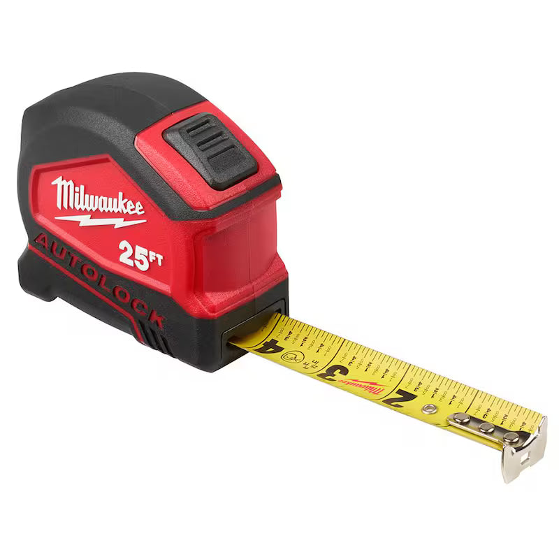 25 ft. Auto Lock Tape Measure with Screwdriver R43305