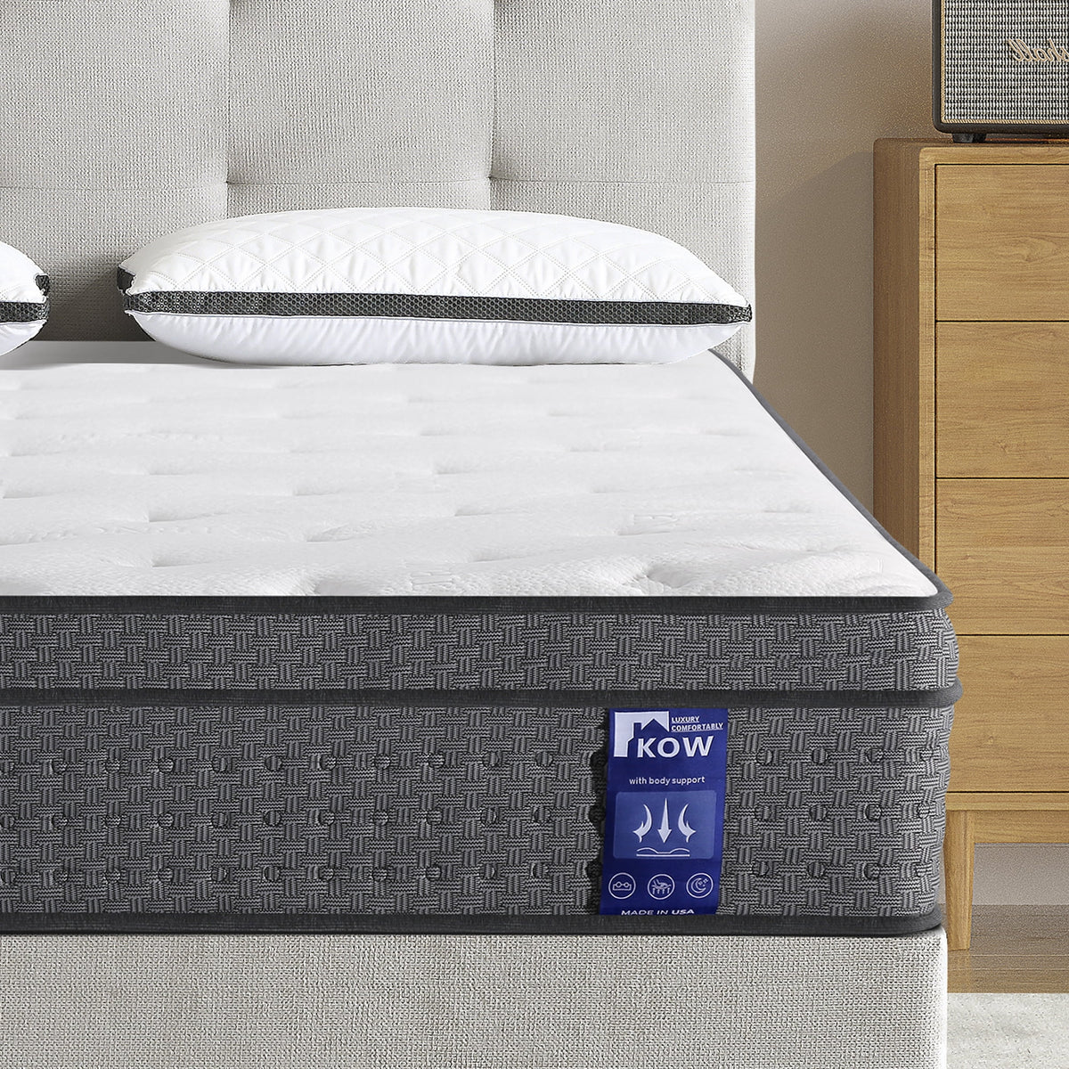 12 inch Full Size Gel Memory Foam Hybrid Mattress I405925