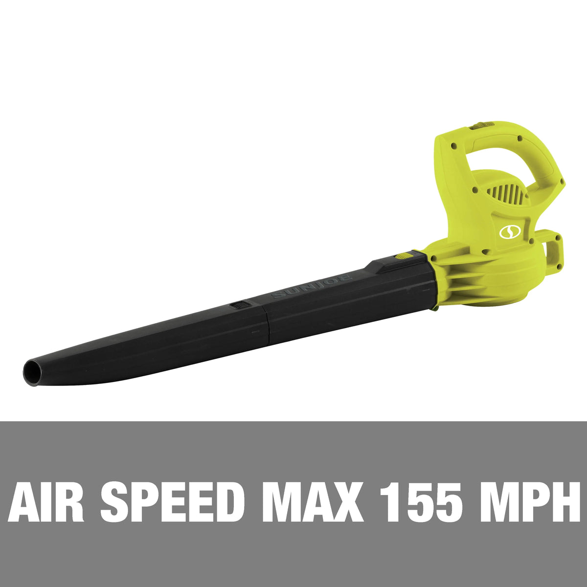 Electric Leaf Blower, 6-Amp, 155-mph, 260-CFM - Green N971