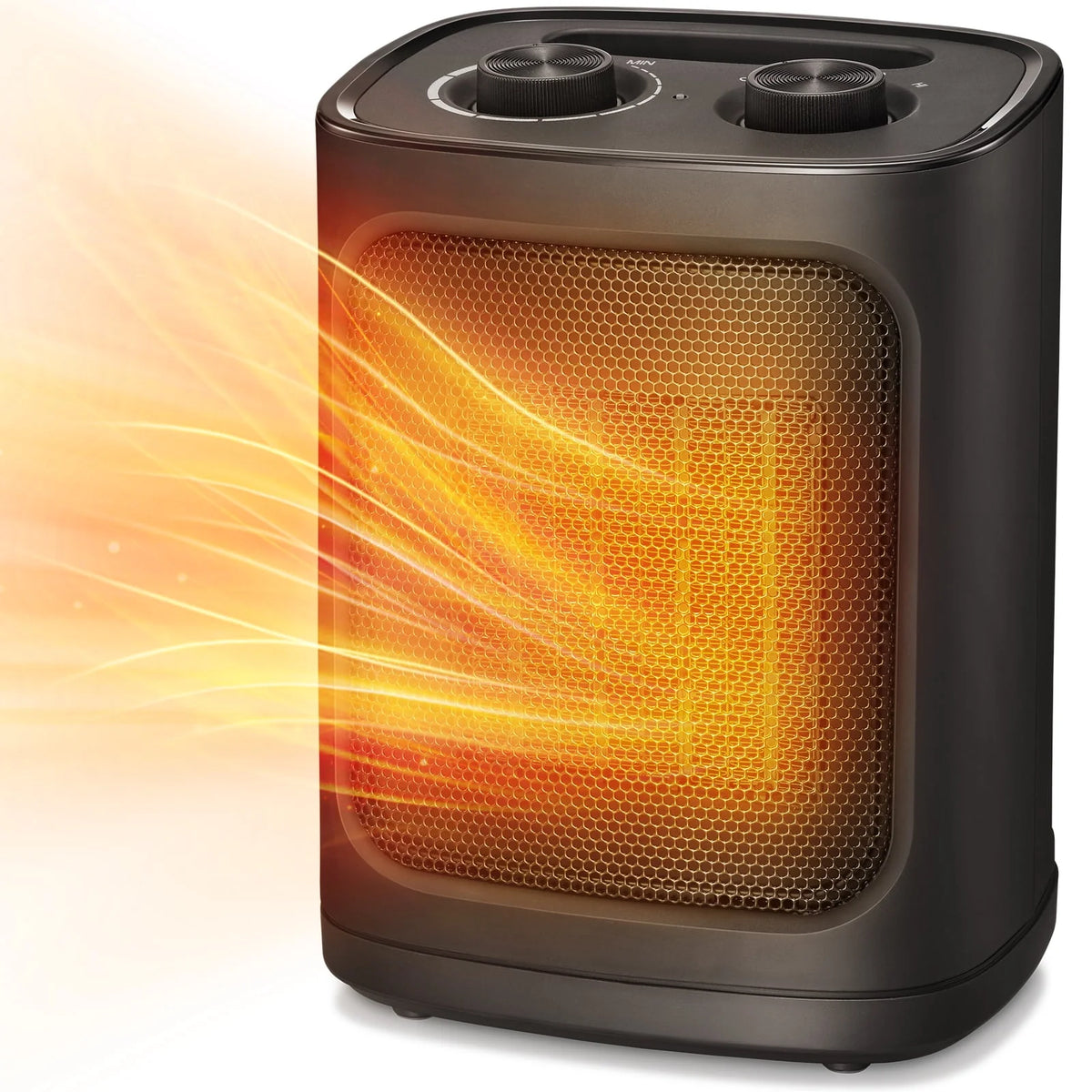950W/1500W Ceramic Portable Space Heater with Thermostat Z566614