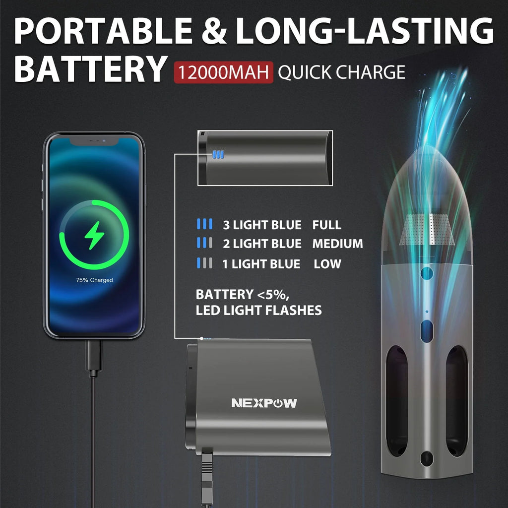 Handheld Cordless Car Vacuum Cleaner J982