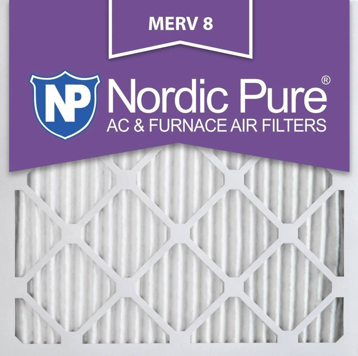 18x18x1 MERV 8 Pleated Air Filters 6 Pack Z7191