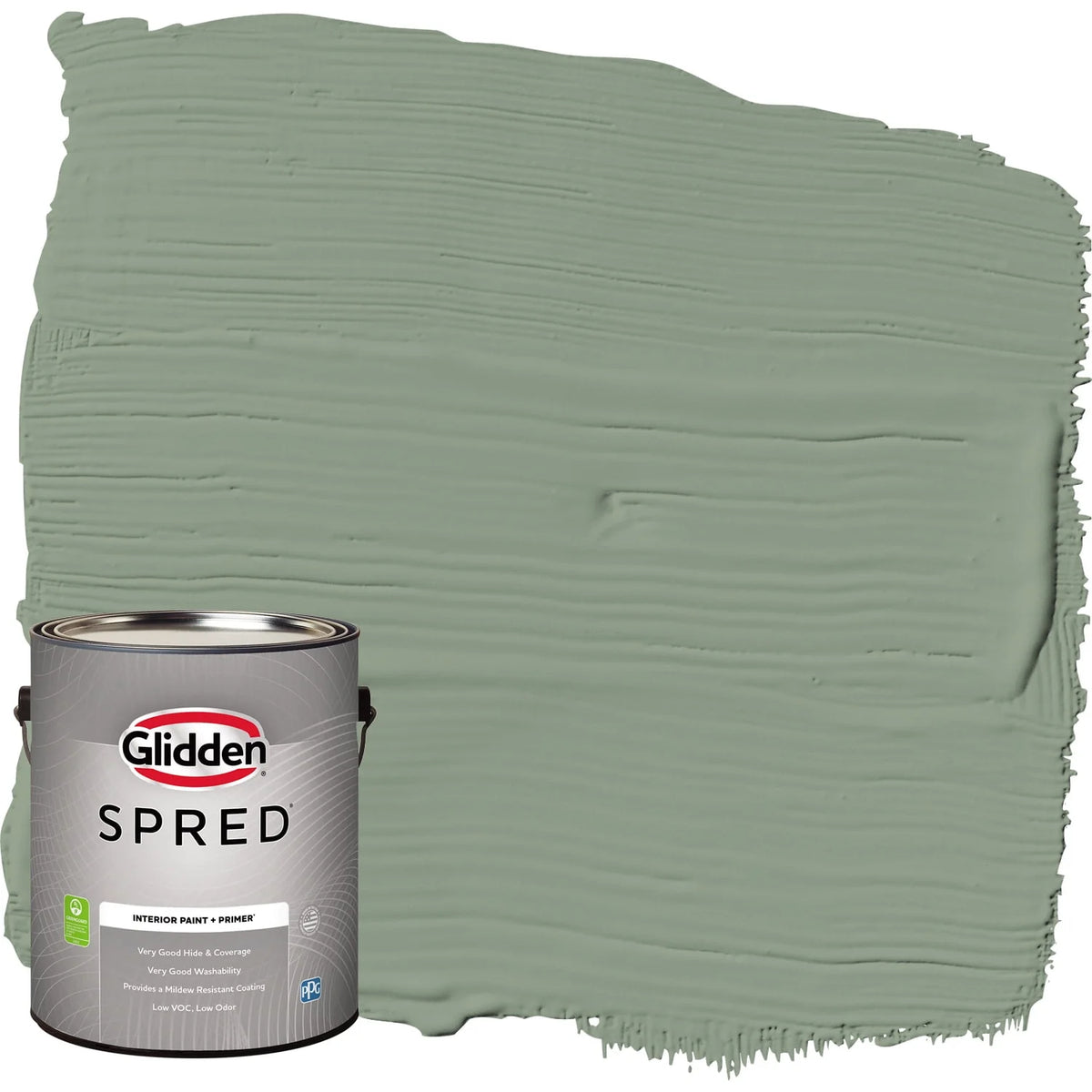Interior Wall Paint Green Eggshell 1 Gallon L335