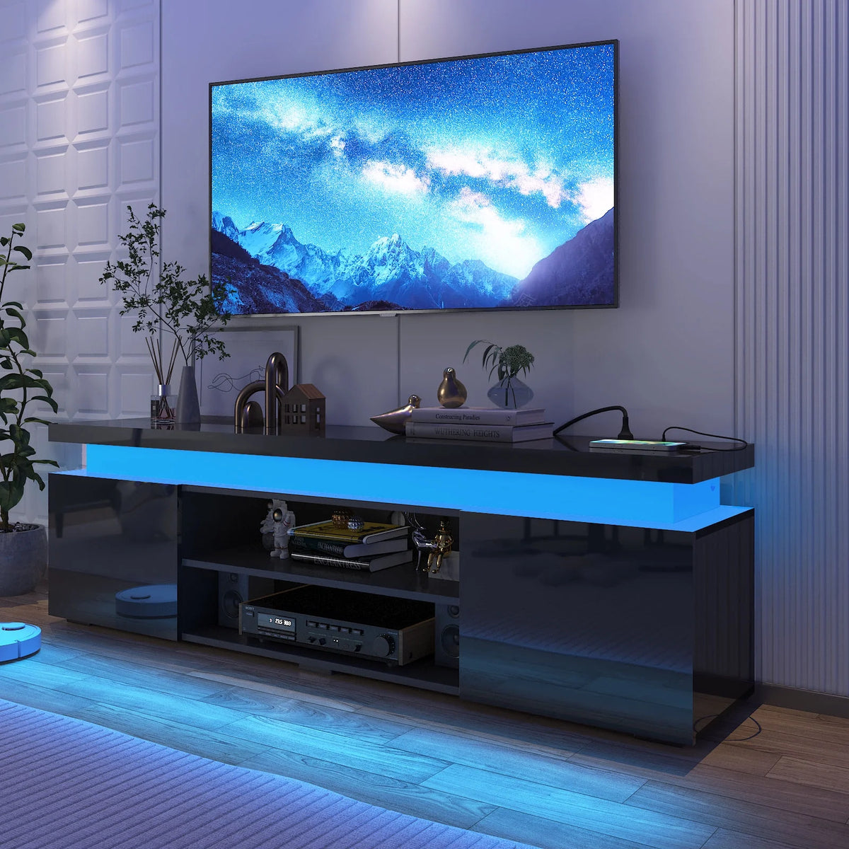 Large High Gloss LED TV Stand for up to 80 inch TVs X565579