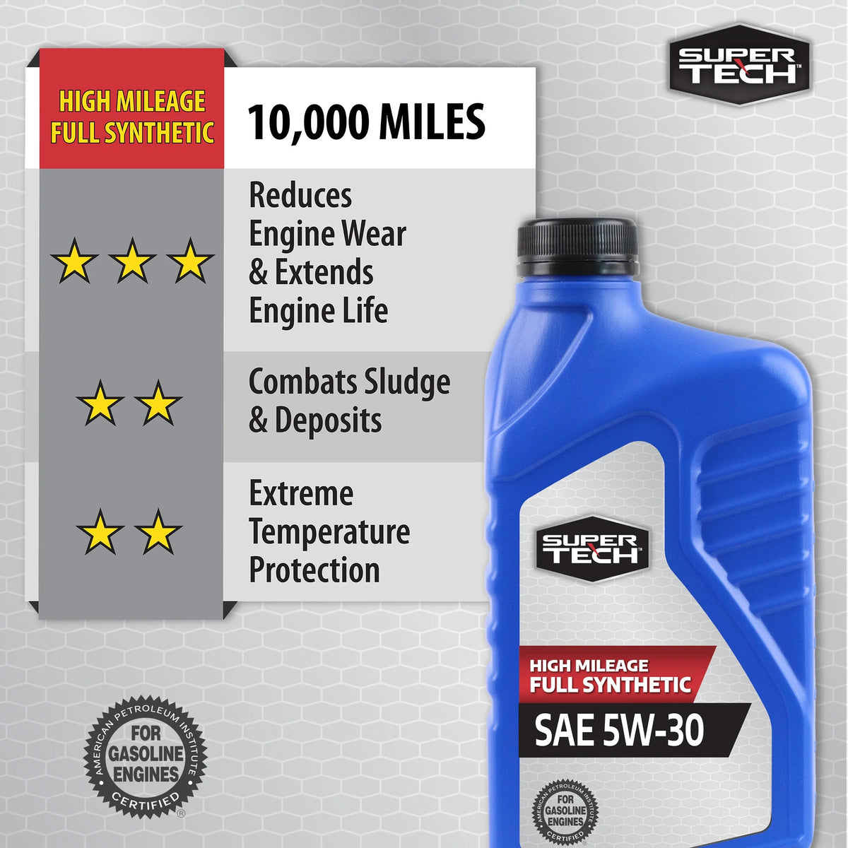 5W-30 Full Synthetic Motor Oil, 1 Quart T8026