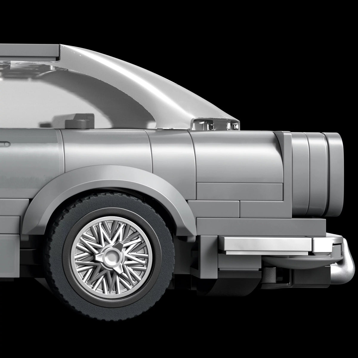 Building Toy Set with Car Model and Minifigure R604