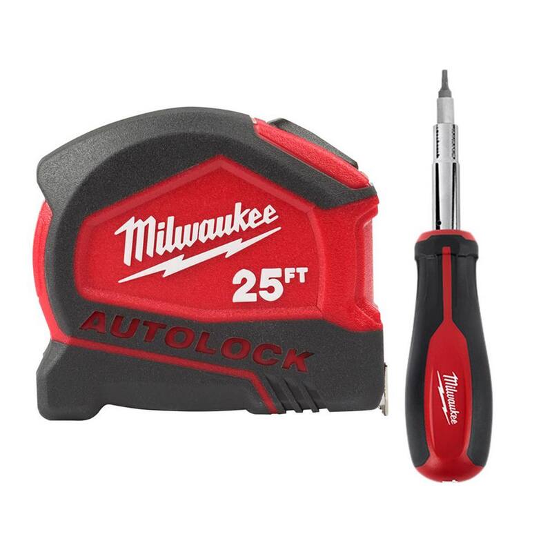 25 ft. Auto Lock Tape Measure with Screwdriver R43305