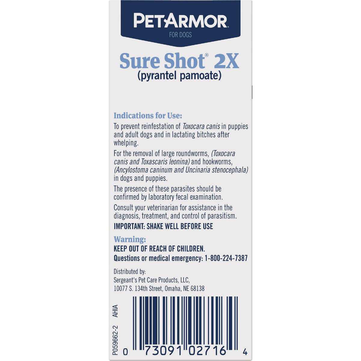 Liquid Wormer for Dogs F7143